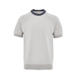 Gran Sasso Beige Cotton T-Shirt