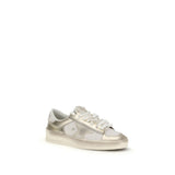 Golden Goose Gold Calf Leather Bos Taurus Low Top Sneakers
