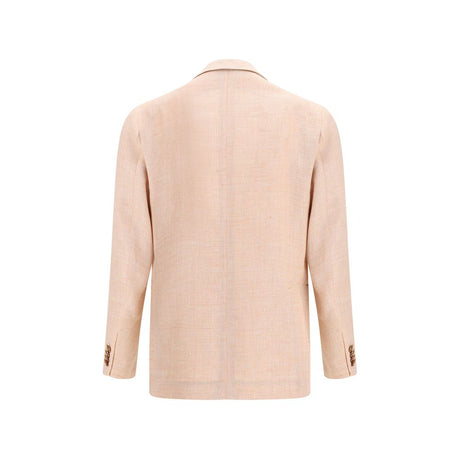 Tagliatore Orange Wool Blazer