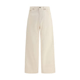Valentino Beige Cotton Casual Pants