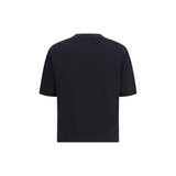 Laneus Black Cotton T-Shirt