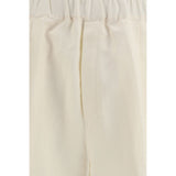 Laneus Beige Viscose Casual Pants