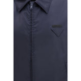 Prada Blue Nylon Shell Jacket