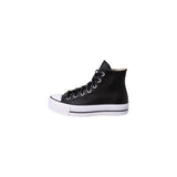 Converse Black Polyethylene Platform Sneakers