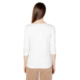 Street One Cream Cotton Long Sleeve T-Shirt