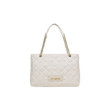 Love Moschino Beige Polyethylene Handbag