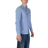 Lyle & Scott Blue Organic Cotton Dress Shirt