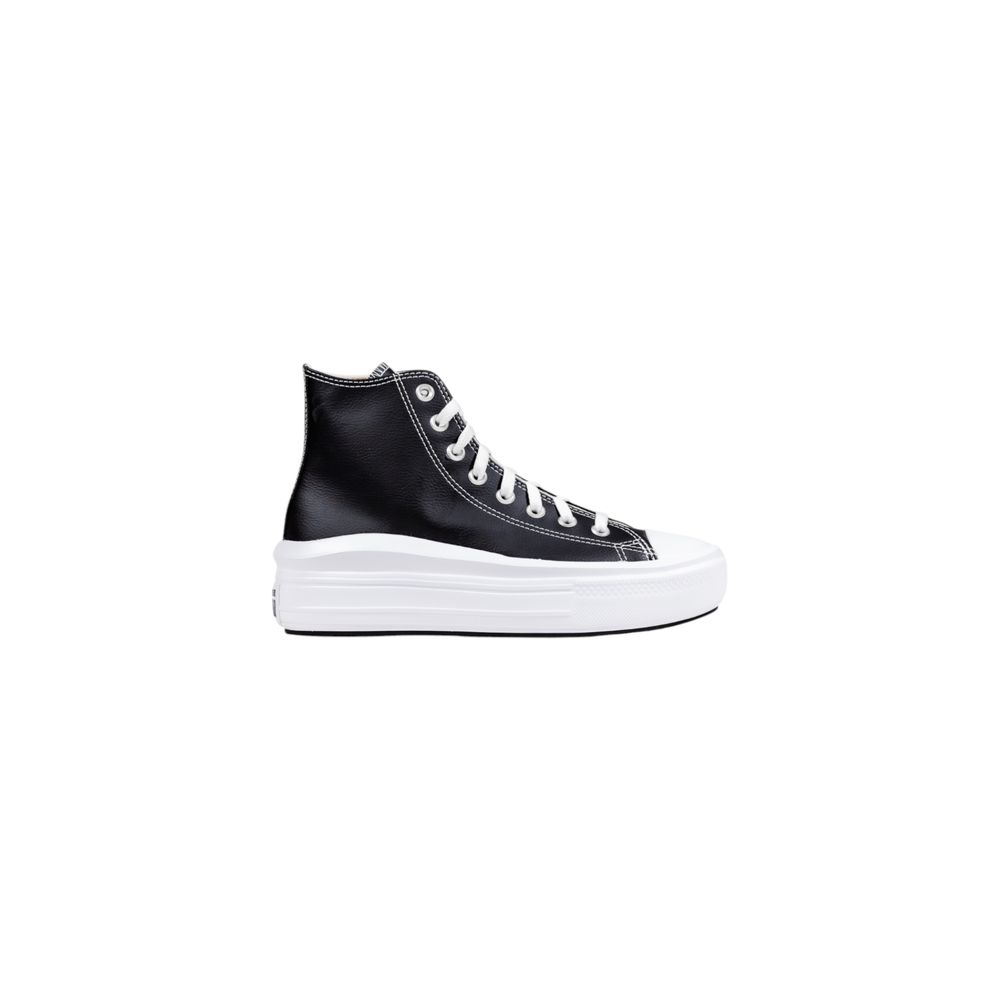 Converse Black Synthetic Platform Sneakers