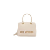 Love Moschino Beige Polyethylene Handbag