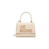 Love Moschino Beige Polyethylene Handbag