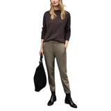Street One Brown Polyester Casual Pants