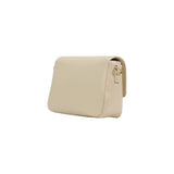 Love Moschino Cream Polyethylene Handbag