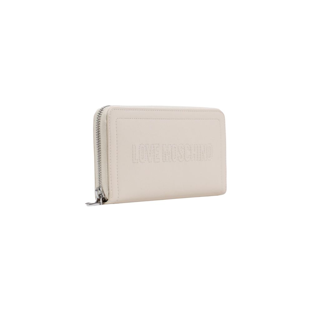Love Moschino Beige Polyethylene Wallet