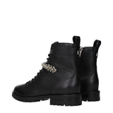 Jimmy Choo Black Leather Ankle Boots