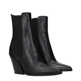 Jimmy Choo Black Leather Ankle Boots