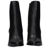 Jimmy Choo Black Leather Ankle Boots