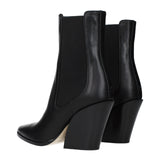 Jimmy Choo Black Leather Ankle Boots