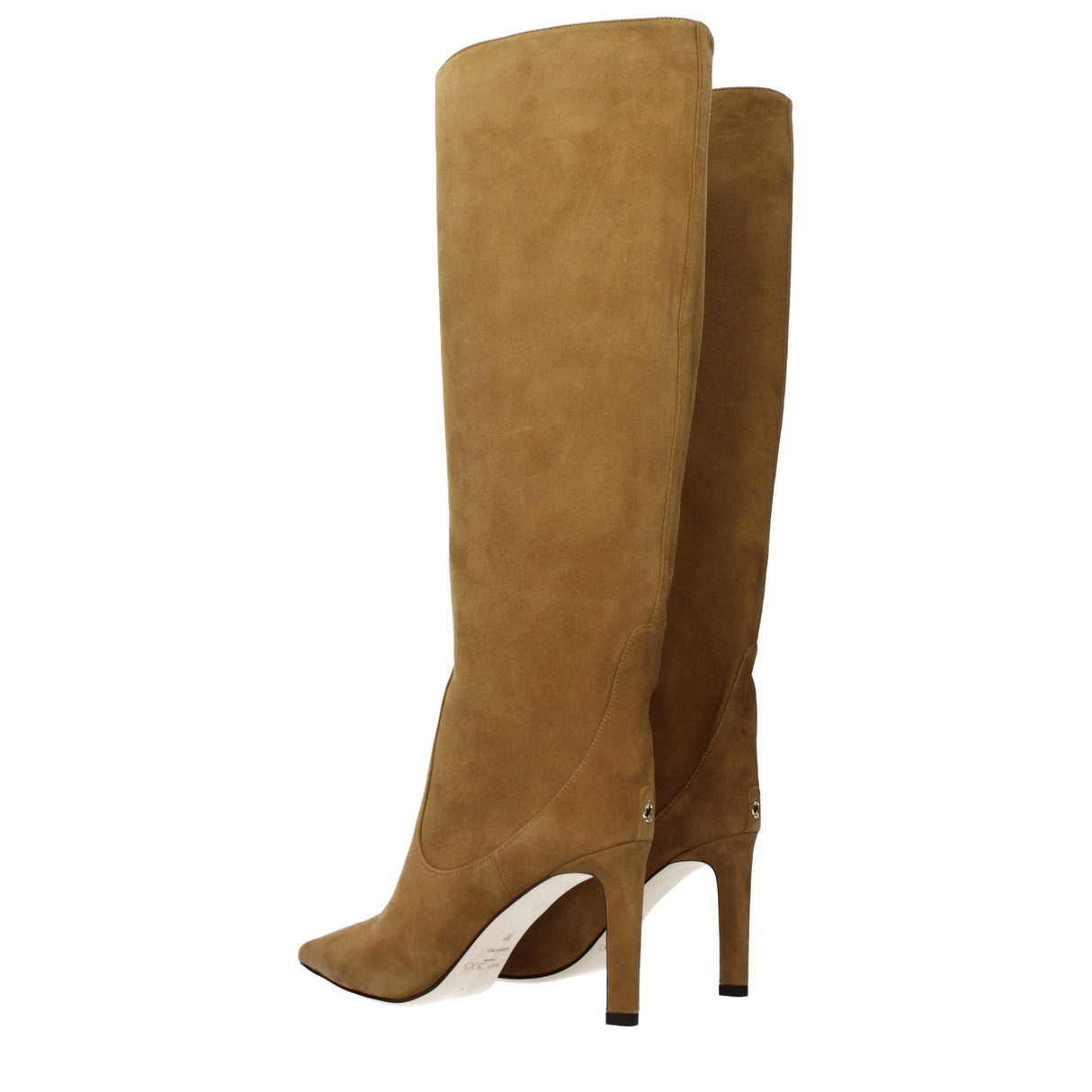 Jimmy Choo Brown Leather High Heel Boots