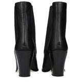 Jimmy Choo Black Leather Ankle Boots