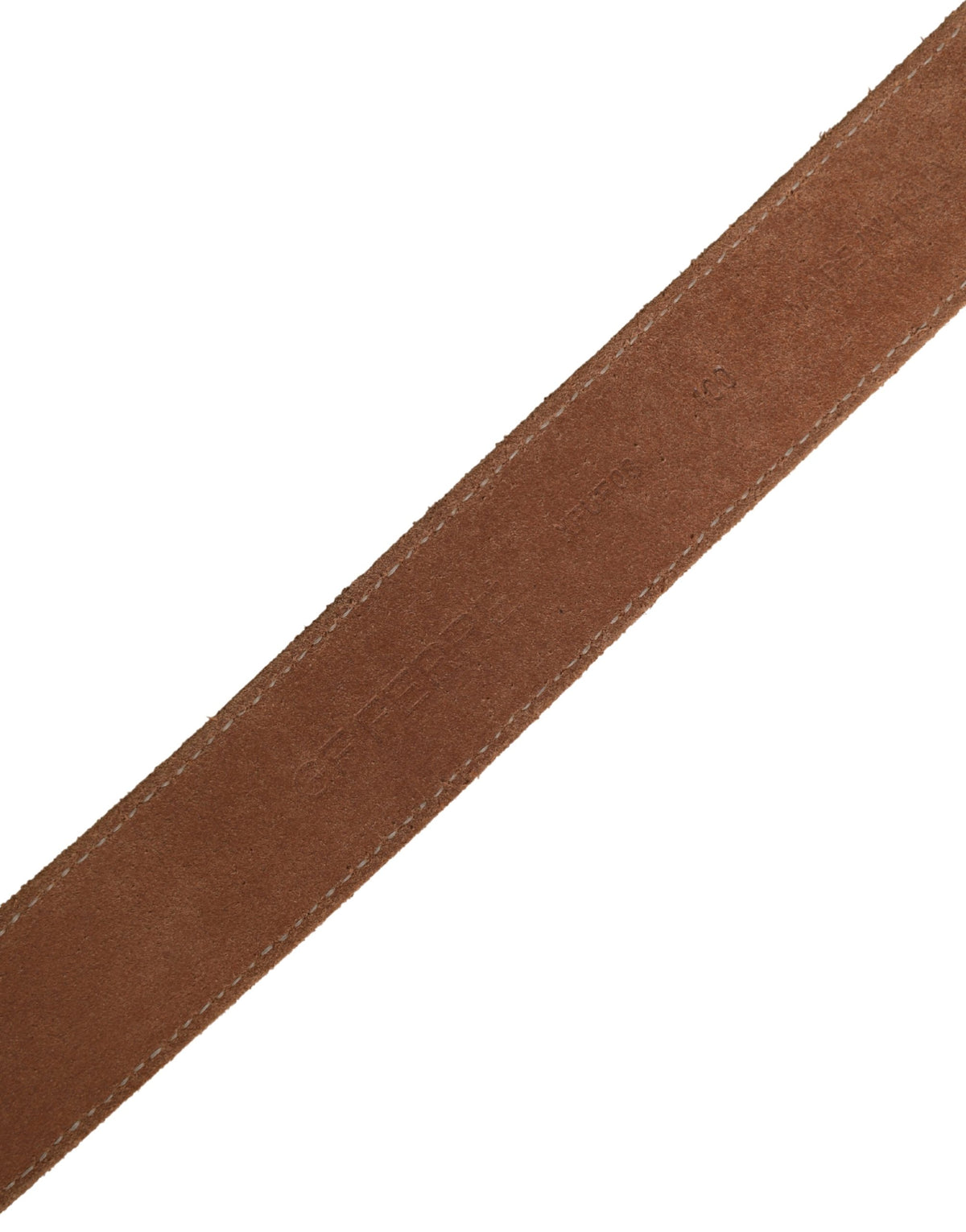 GF Ferre Men Beige Canvas Silver Metal Buckle Cintura Belt