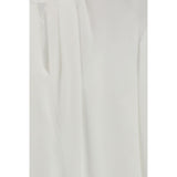 Max Mara White Triacetate Blouse