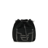 Pierre Hardy Black Calf Leather Bos Taurus Backet Bag