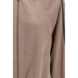 Brunello Cucinelli Brown Silk Sweatshirt