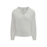 Brunello Cucinelli White Linen T-Shirt