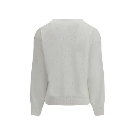 Brunello Cucinelli White Linen T-Shirt