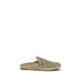 Pedro García Beige Calf Leather Bos Taurus Mules