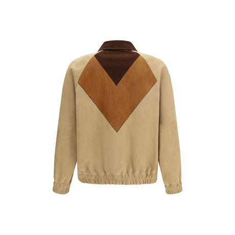 Valentino Brown Goatskin Biker Jacket