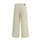 Moncler Beige Cotton Casual Pants