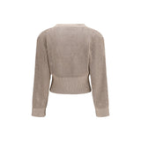 Brunello Cucinelli Beige Cotton Cardigan