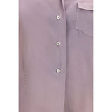 Maison Margiela Purple Silk Dress Shirt