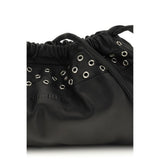 Pierre Hardy Black Calf Leather Bos Taurus Clutch Bag