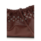 Pierre Hardy Bordeaux Calf Leather Bos Taurus Clutch Bag