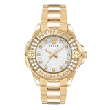 Philipp Plein Gold Stainless Steel Dress Watch