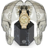 Philipp Plein Gold Stainless Steel Dress Watch
