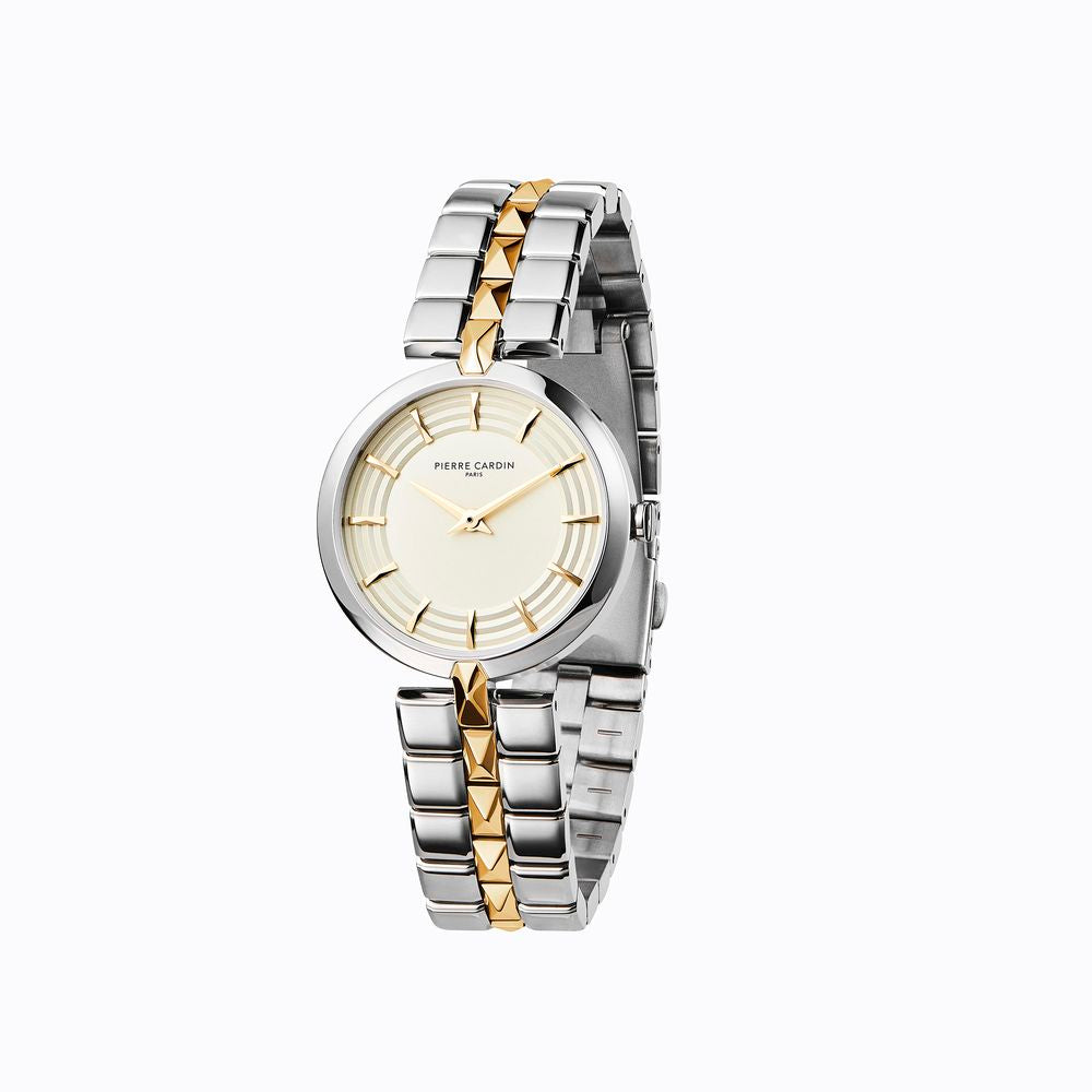 Pierre Cardin Gray Stainless Steel Dress Watch