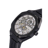 Pierre Cardin Black Leather Dress Watch