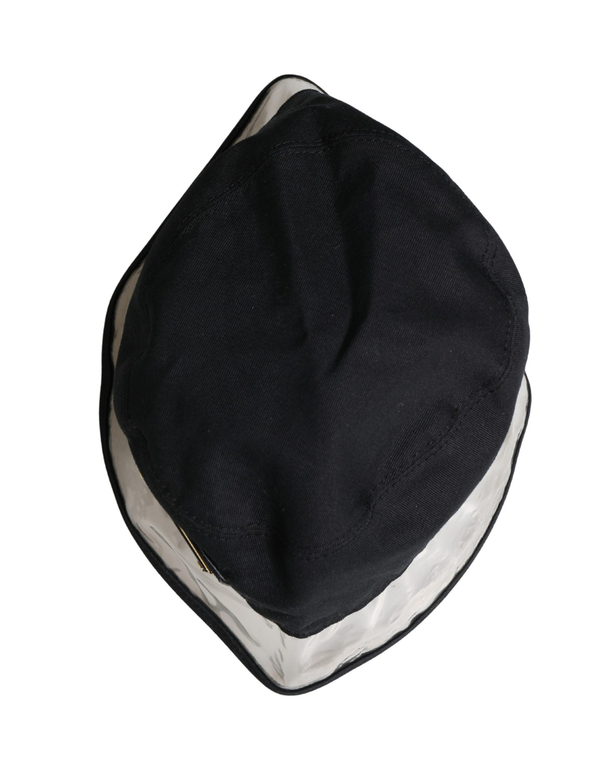 Dolce & Gabbana Black Cotton Plastic Fisherman Bucket Capello Hat