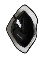 Dolce & Gabbana Black Cotton Plastic Fisherman Bucket Capello Hat
