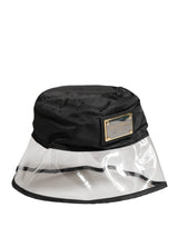 Dolce & Gabbana Men Black Plastic Fisherman Bucket Capello Hat