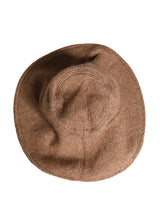 Dolce & Gabbana Brown Llama Wool Women Knitted Capello Hat
