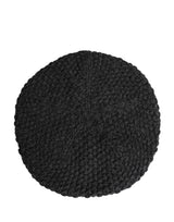 Dolce & Gabbana Black Virgin Wool Knitted Winter Beret Hat