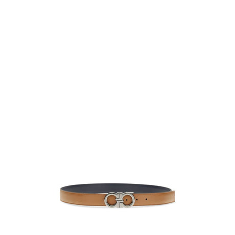 Ferragamo Brown Calf Leather Bos Taurus Regular Belt