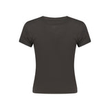 Tommy Hilfiger Black Cotton Women T-Shirt