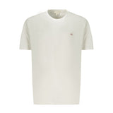 Calvin Klein White Cotton Men T-Shirt