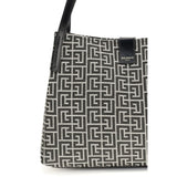 Balmain Black Cotton Shoulder Bag