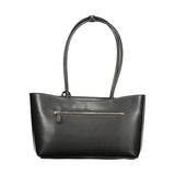 Guess Jeans Nero Poliuretano Woman Handbag